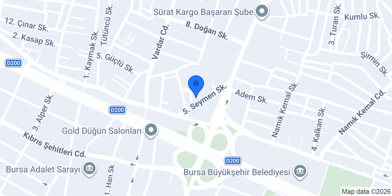 YÖRE EMLAK konumu