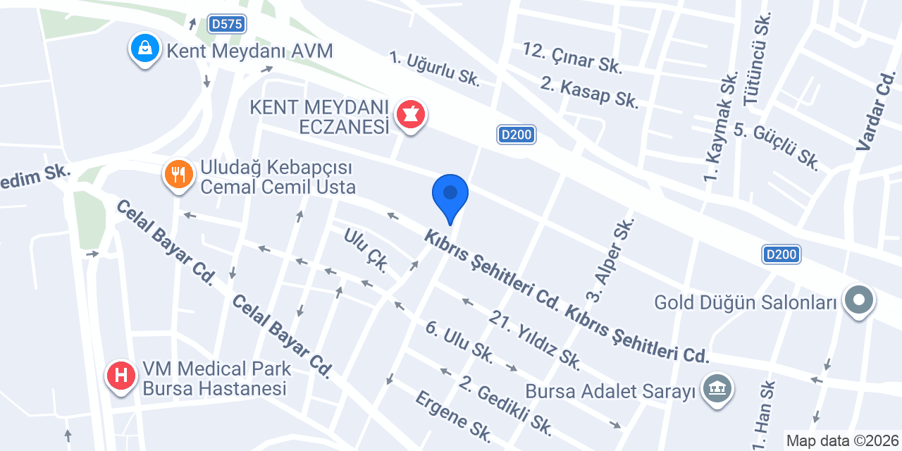 Bursa Bobinaj konumu