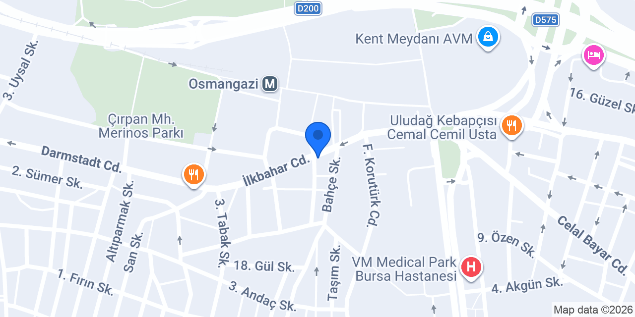 Mesa çiçekçilik konumu