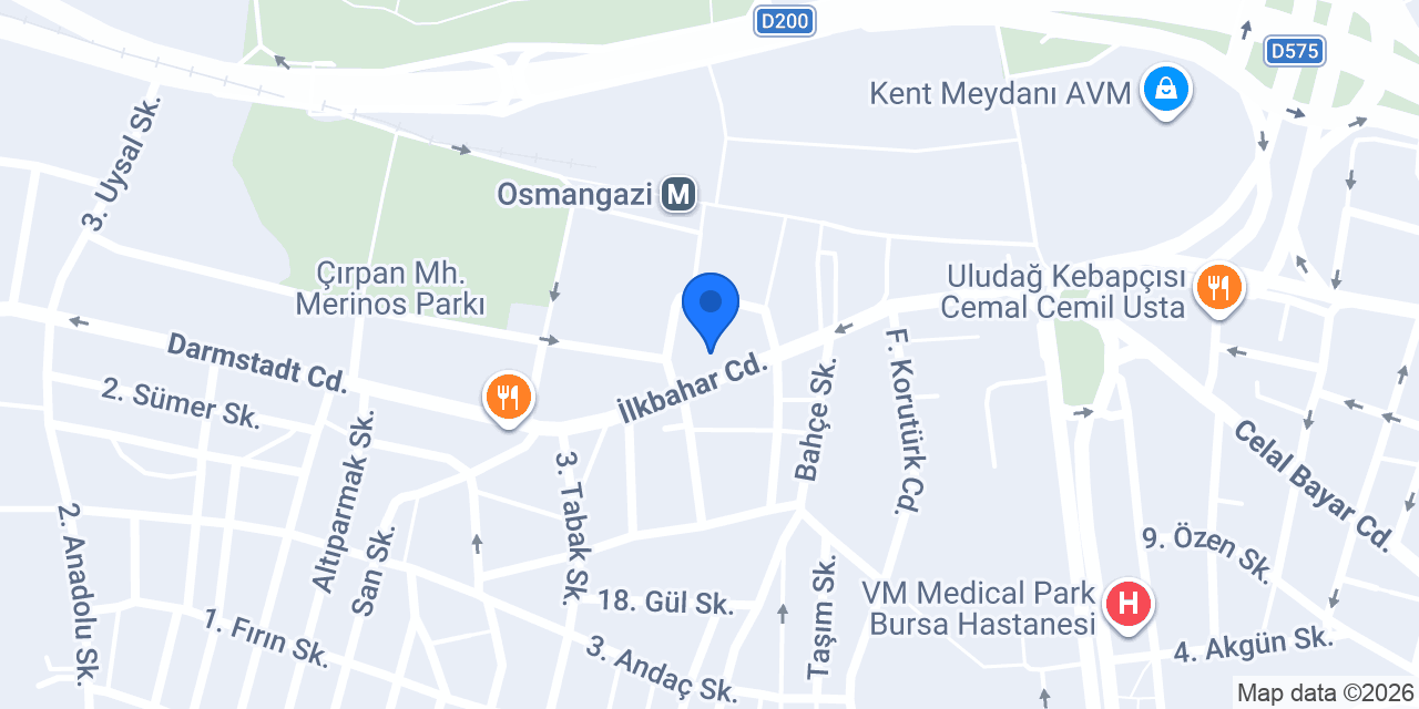Yunus Auto Kiralama konumu