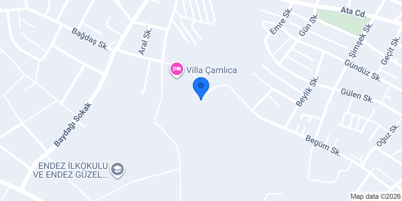 ARTI2000 VİLLA ÇAMLICA konumu