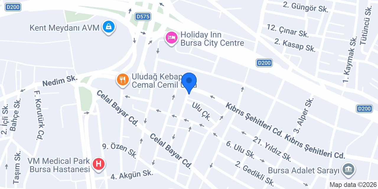 Meta Hotel konumu