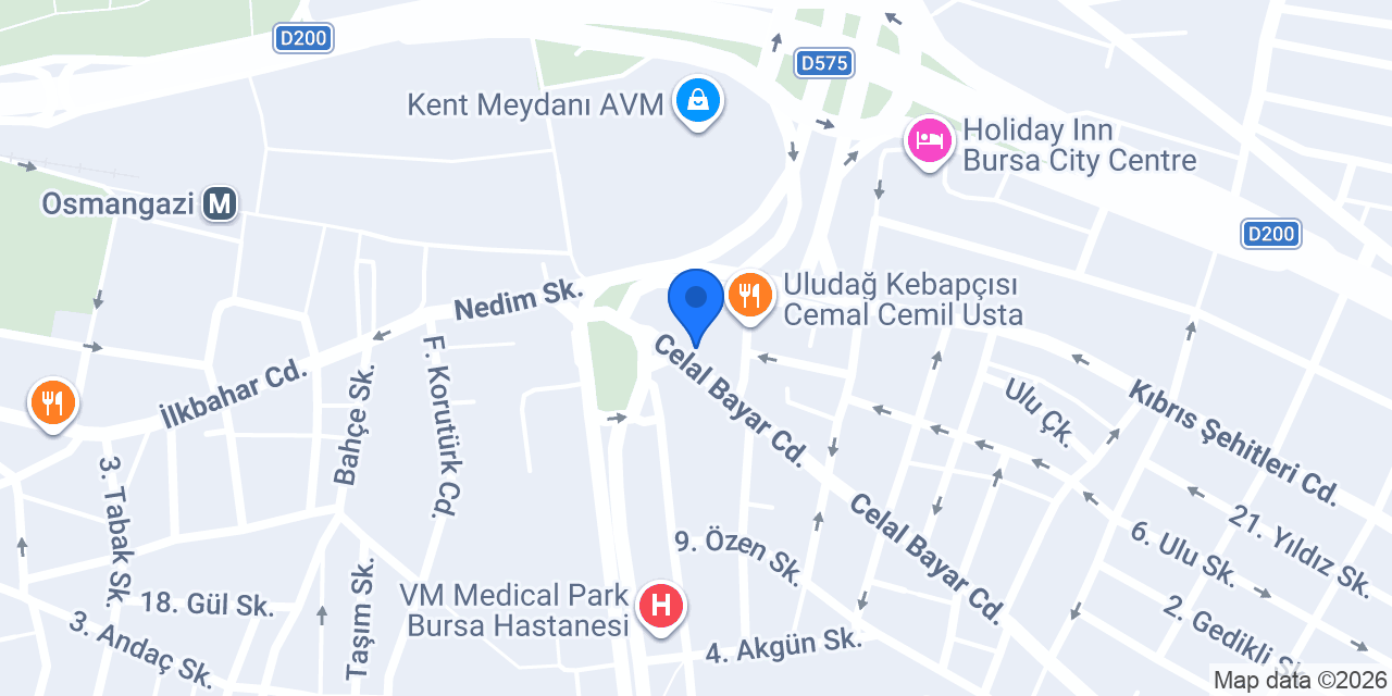 Emirhan Hotel konumu