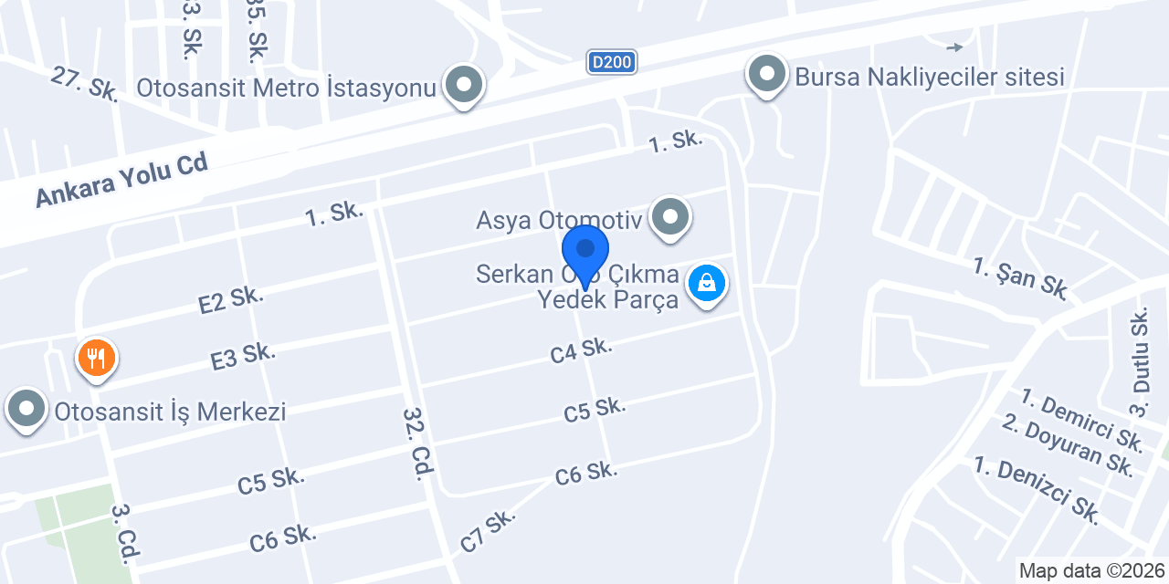 Karataşlar Oto konumu