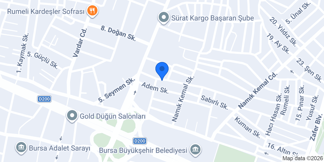 Sauna,Hamam & Spa İmalatı - Bursa Sauna konumu
