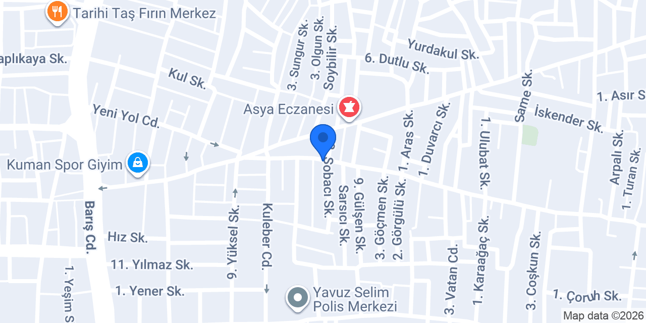 Çakırlar Market konumu
