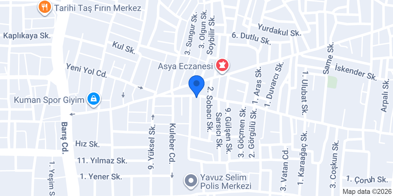 Mete Halı konumu