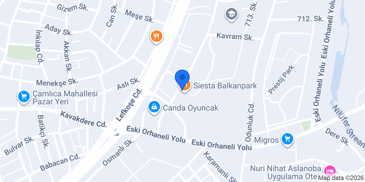 BALKANTÜRK EVİ konumu