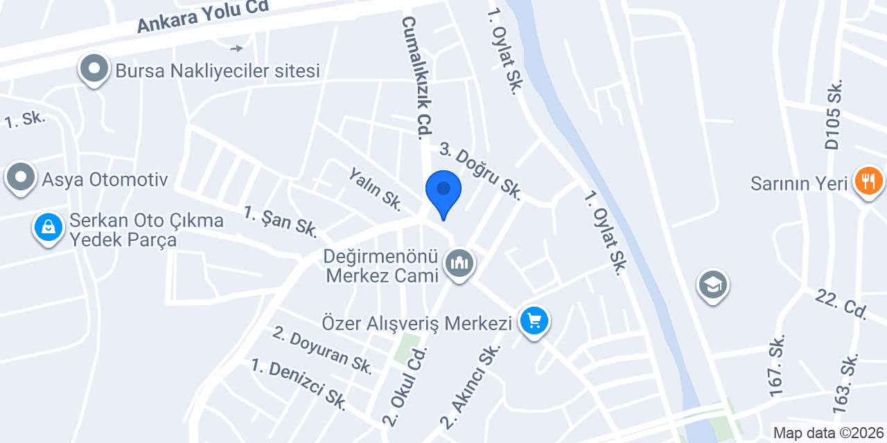Meriç Döner Salonu konumu
