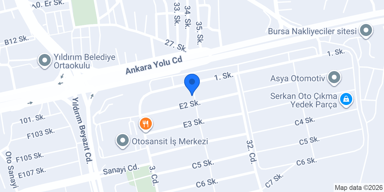 ati oto kaporta konumu