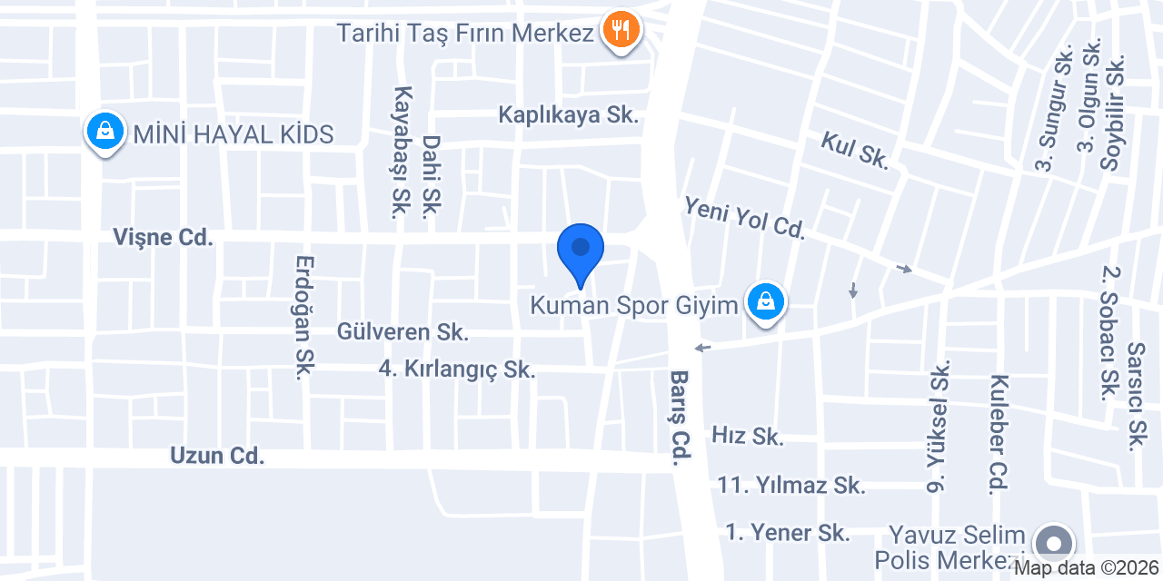 DAVET YERi konumu