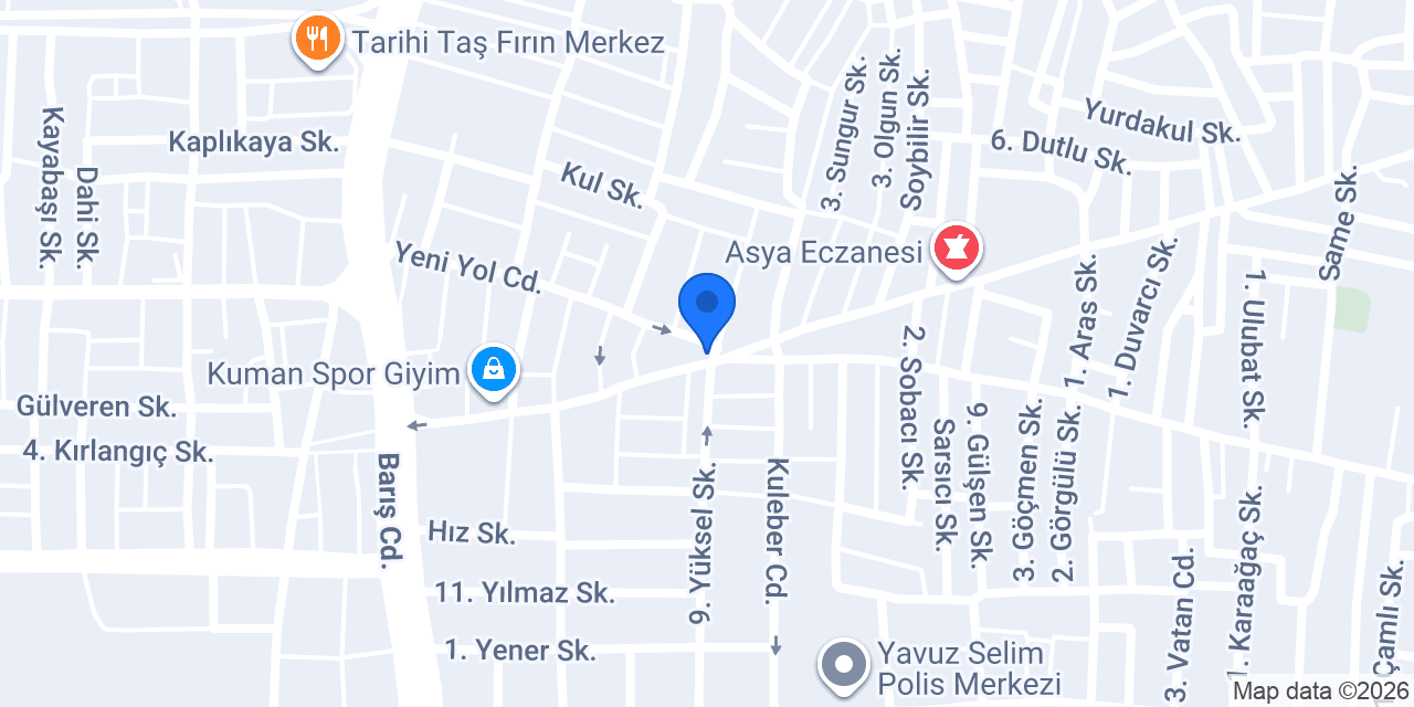 Özdemir Bijuteri konumu