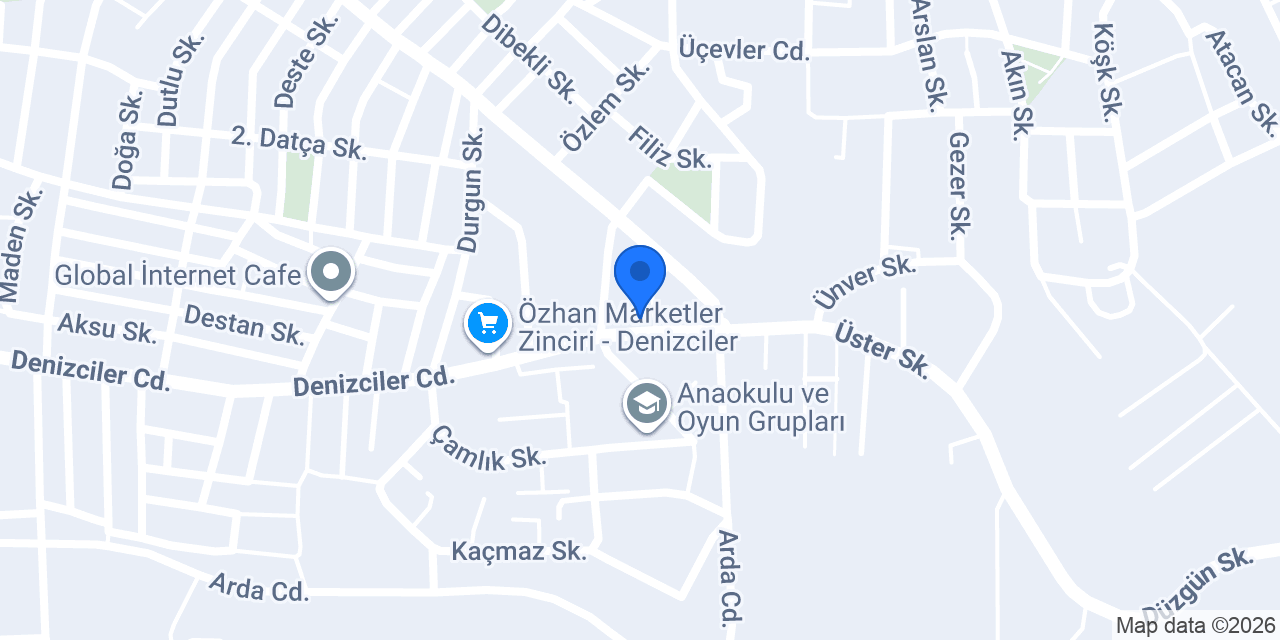 Neşe Özer Kuaför konumu