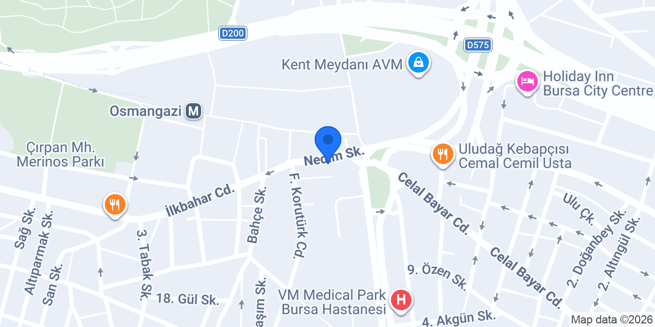 Çırağan Bilişim konumu