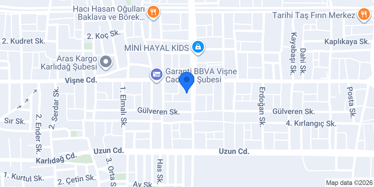 Kuveyt Türk Vişne Caddesi Şubesi konumu