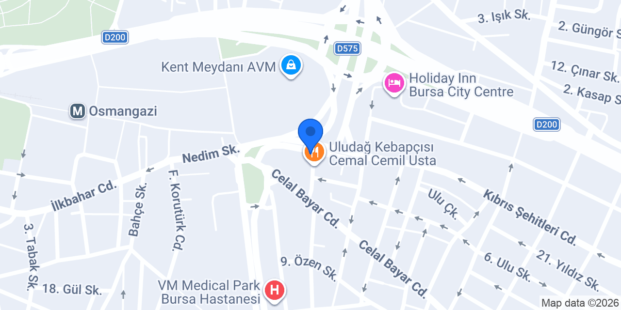 Kardelen Kestane Şekeri konumu