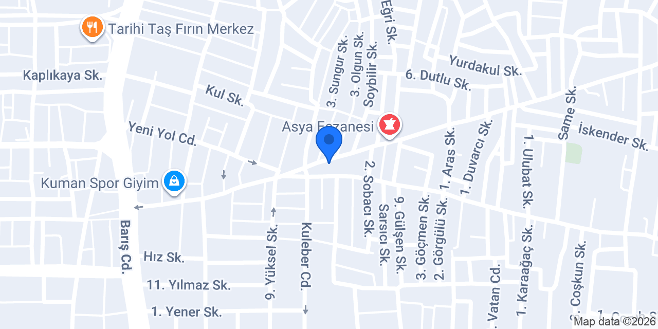 Yıldırım İnternet Kafe konumu