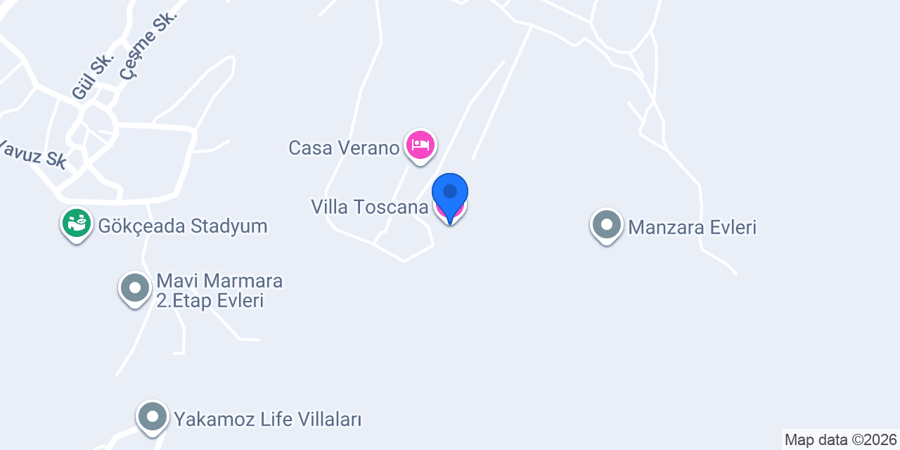 Villa Toscana konumu