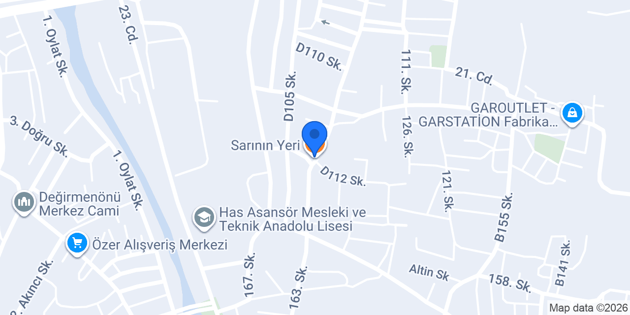 Sarının Yeri konumu