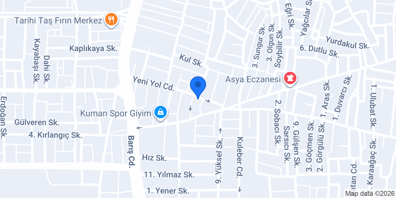 Çınar Avm konumu