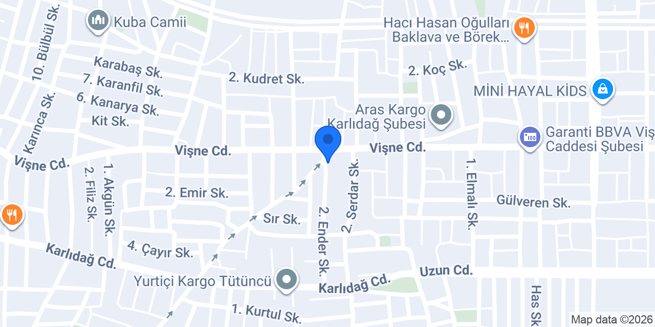 Çelik Mobilya Dekorasyon konumu