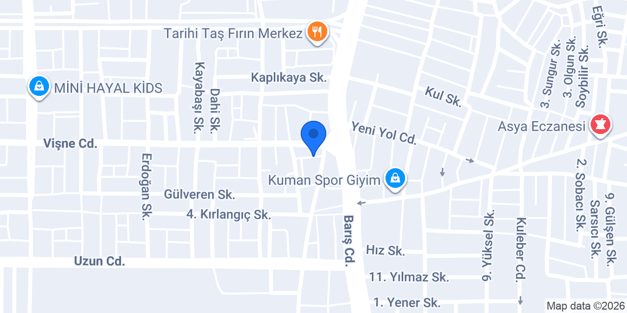 Yıldız Et Mangal konumu