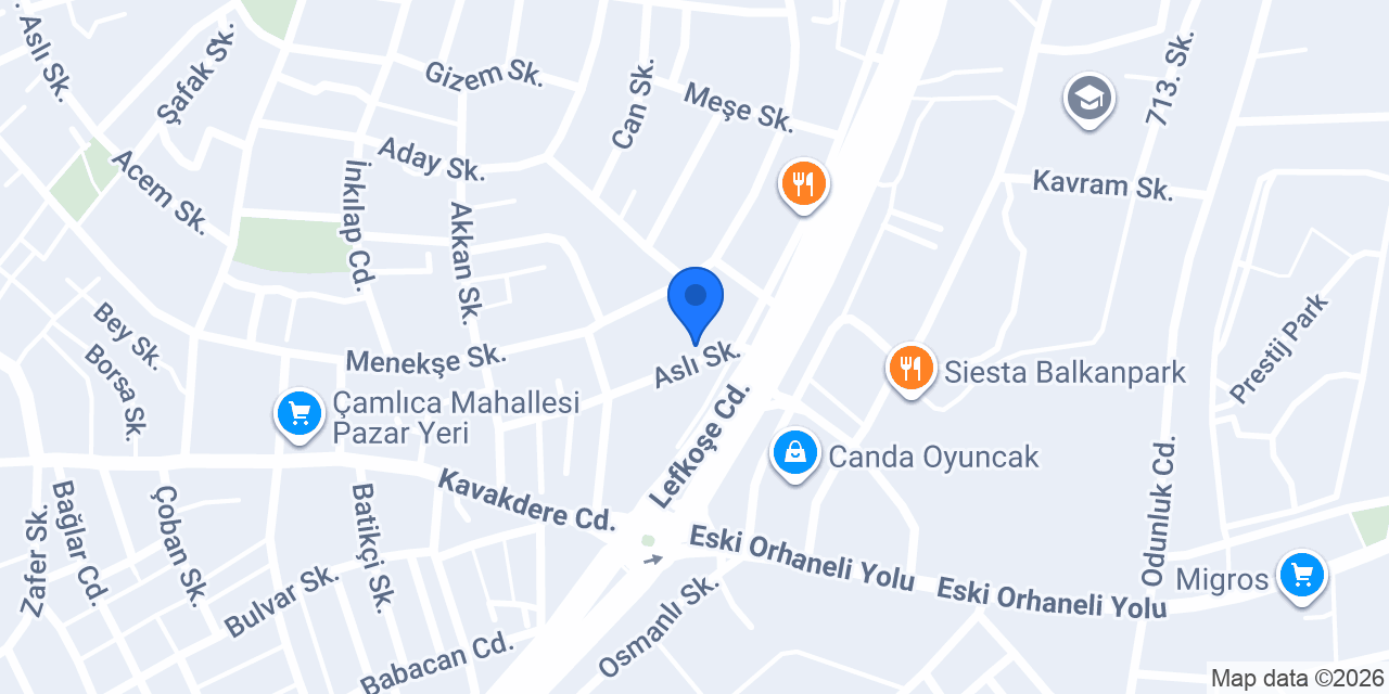 Özel Bahar Çiçekleri Anaokulu konumu
