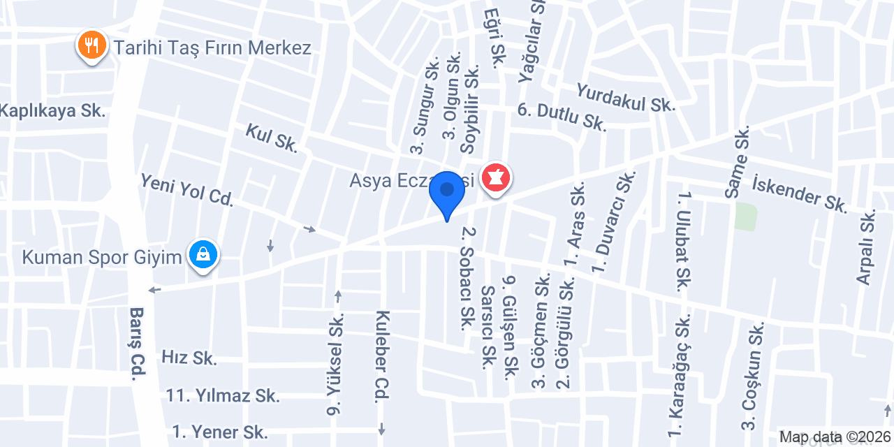 Elmas AVM konumu