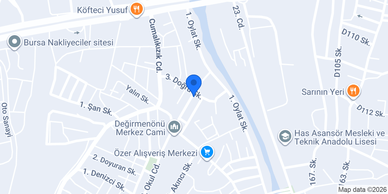Depar Asansor konumu