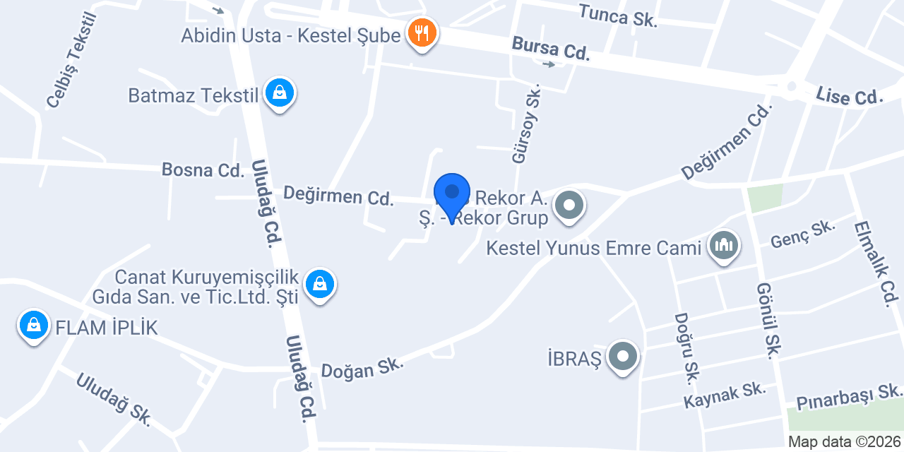 BOYSAN BASKI BOYA A.Ş konumu