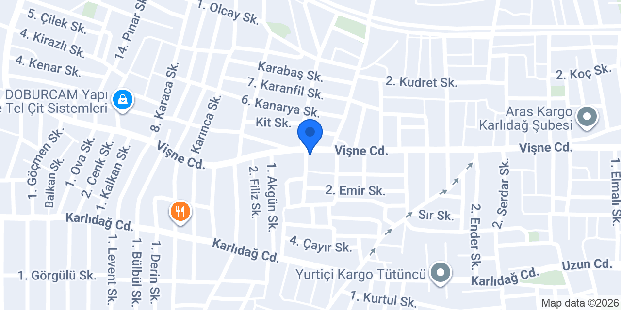 Cantoy Tekstil konumu