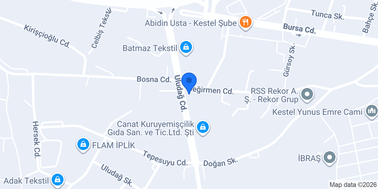Remzi Aydın Tekstil konumu