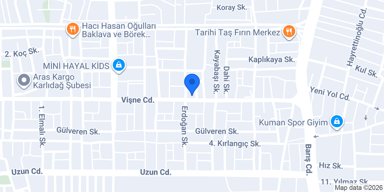 Bey dükkan konumu