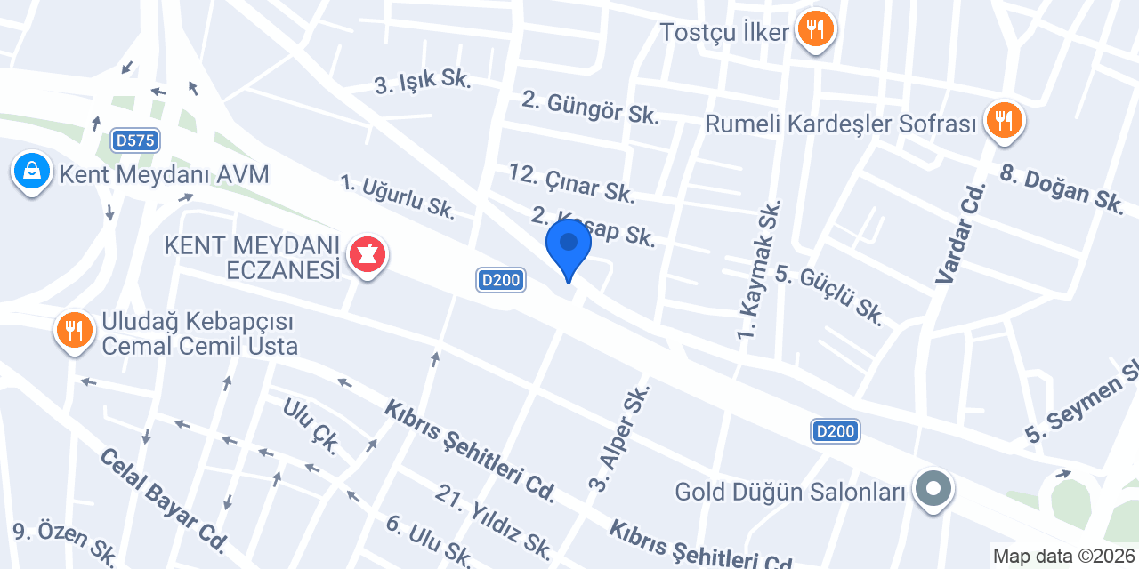 Suatın Yeri Restaurant konumu