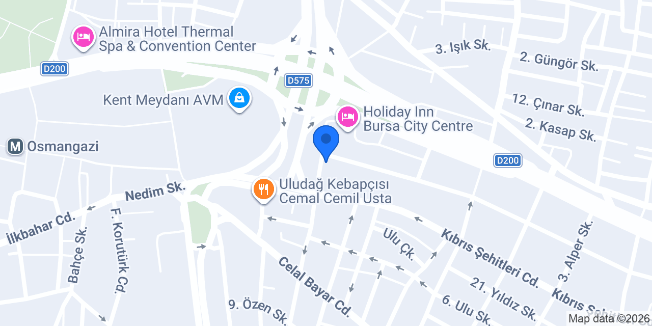 Yalçın Ticaret konumu