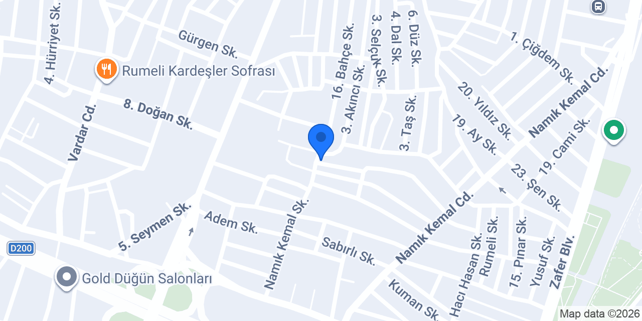 Yıldızlar Market konumu