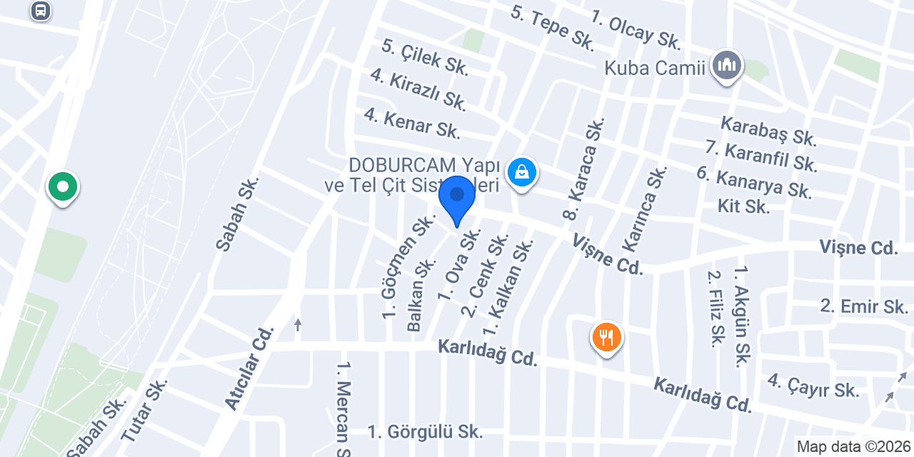 Projack Endüstriyel Yalıtım konumu