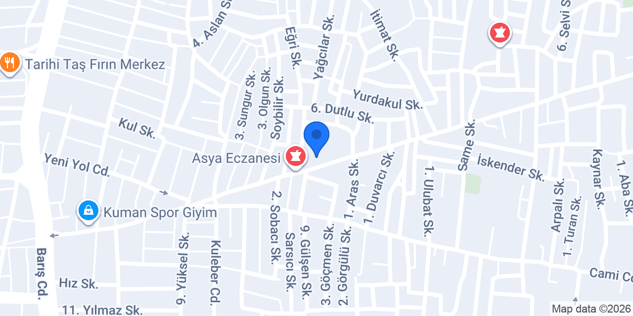 Ptt- Yavuzselim Şubesi konumu