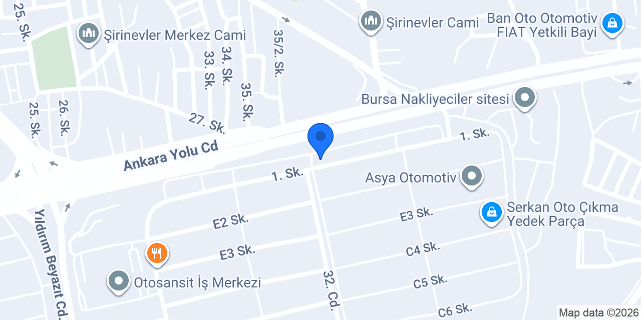 Dost Kardeşler Otomotiv konumu