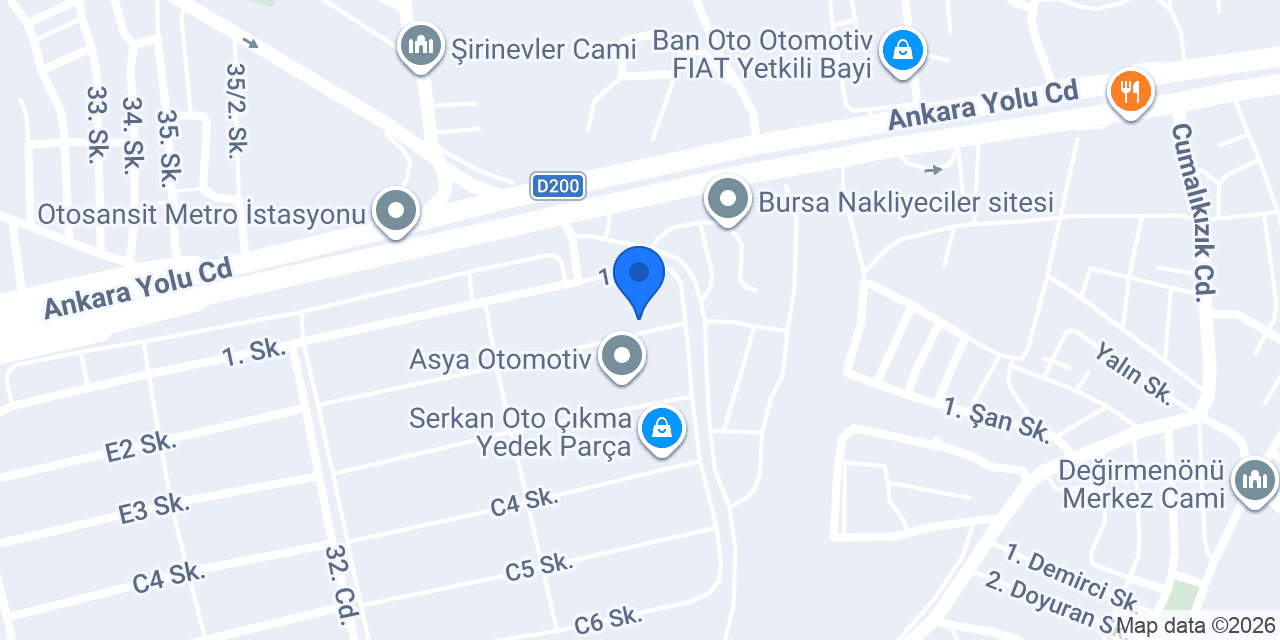 Bayer yemek Catering konumu