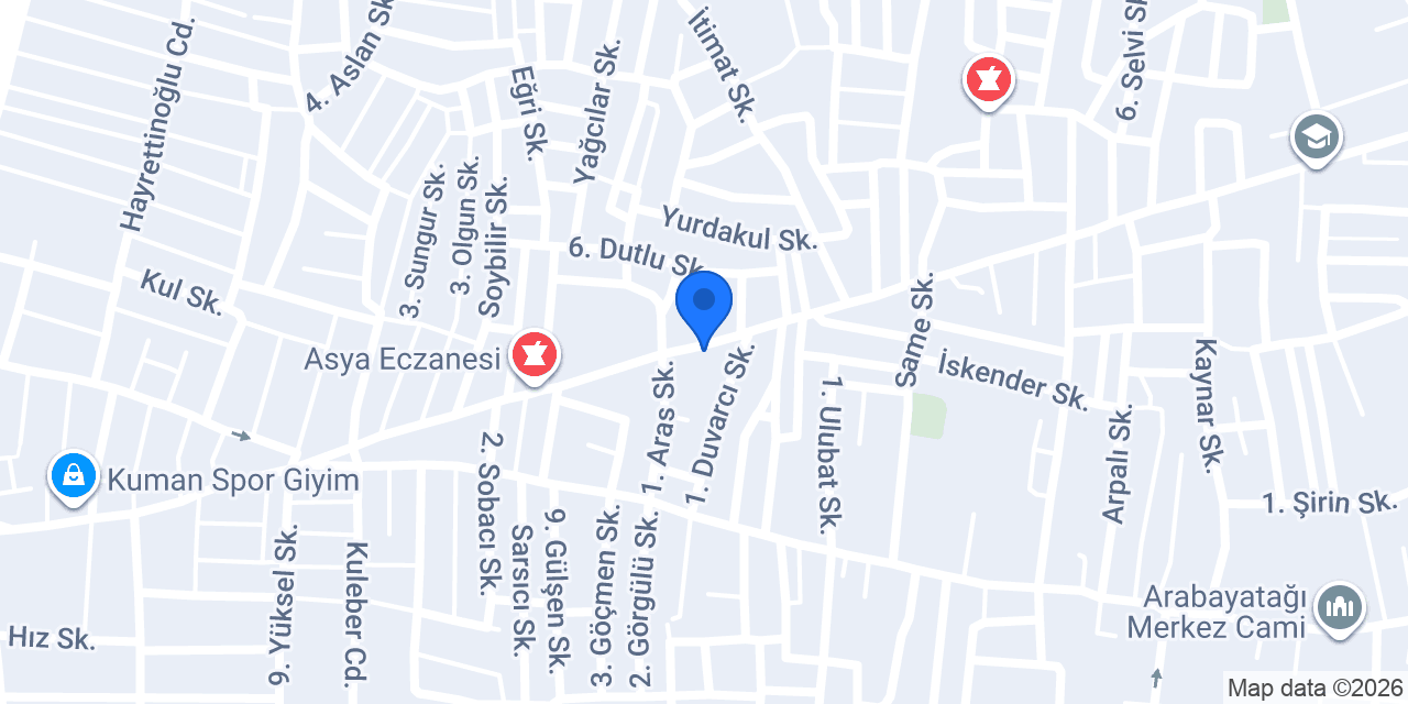 Cadde Fast Food konumu