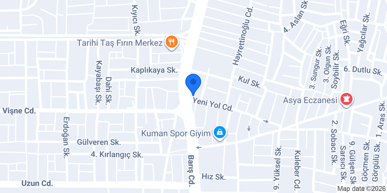 Kahraman Nalbur ve Hırdavat konumu