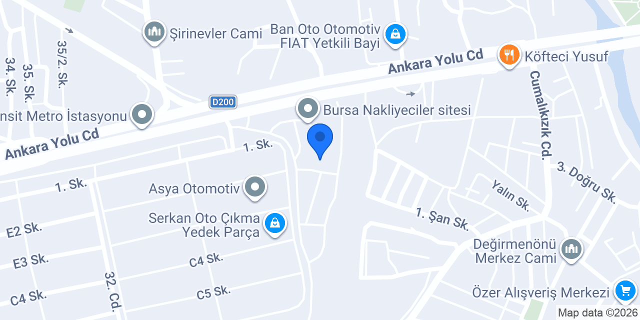 GÜNGÖR NAKLİYAT konumu
