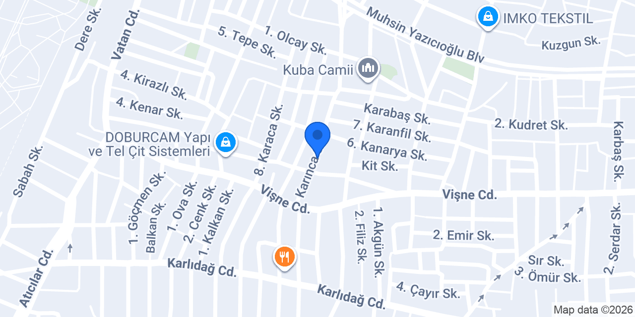 BABACAN NAKLİYAT konumu