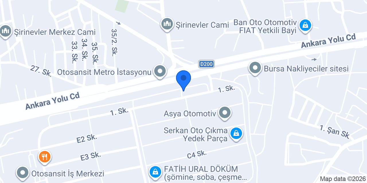 Vahit Otomotiv konumu