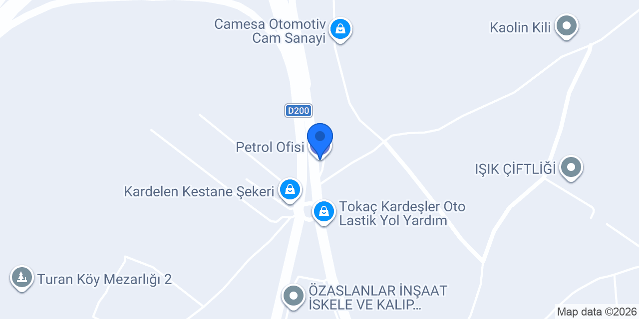 Petrol Ofisi konumu