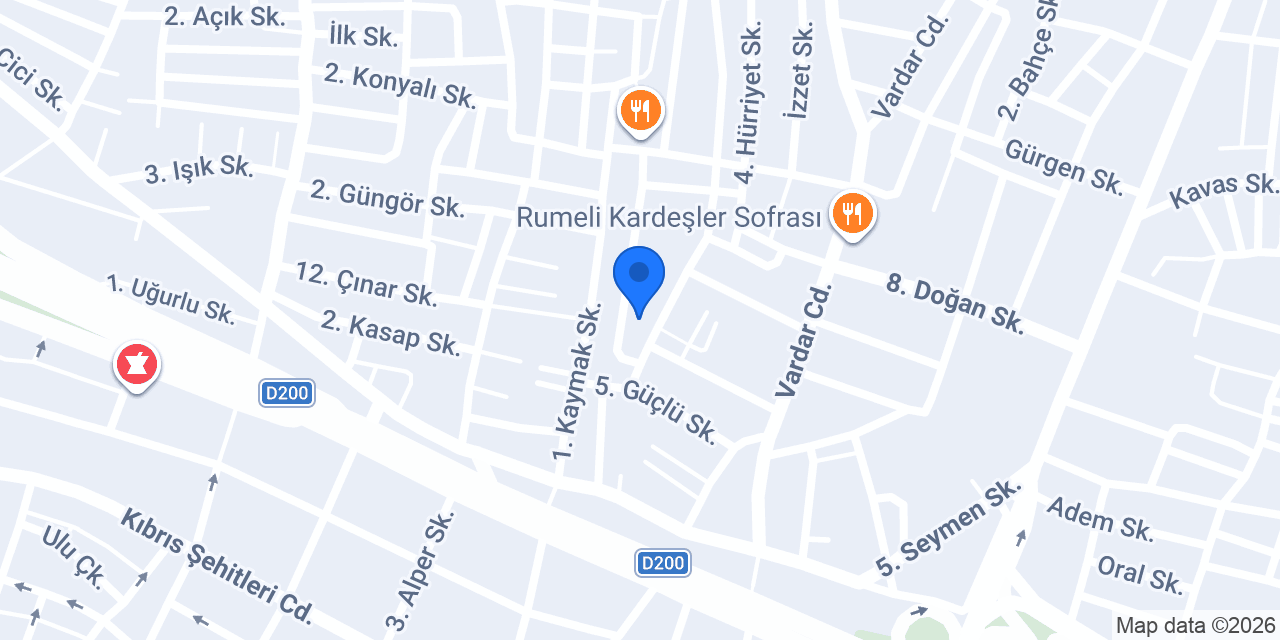 Ebateks Tekstil konumu