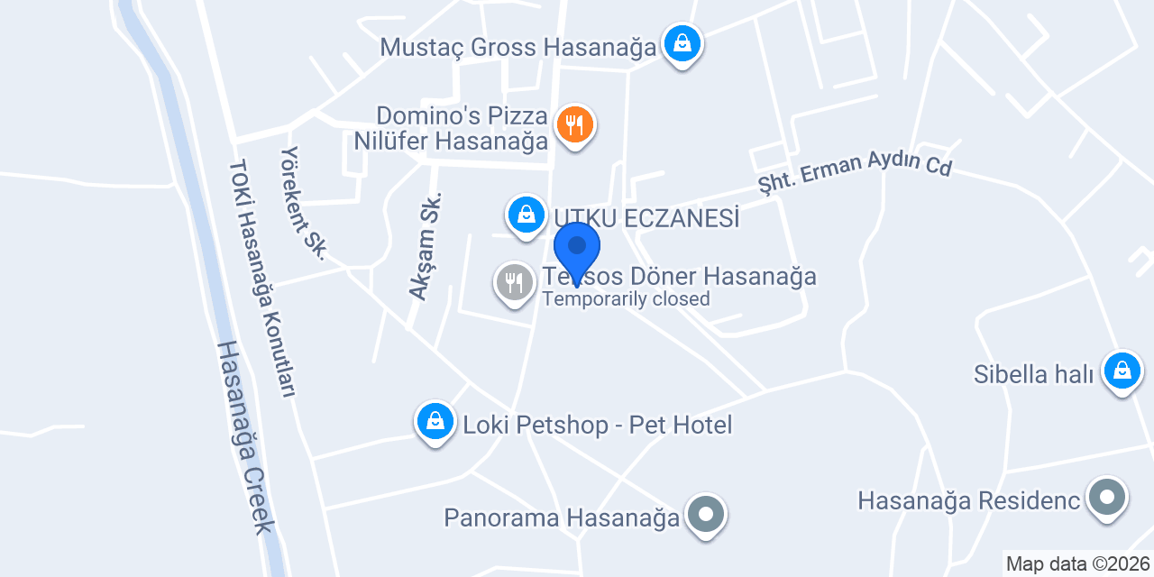 Avetic Petshop konumu