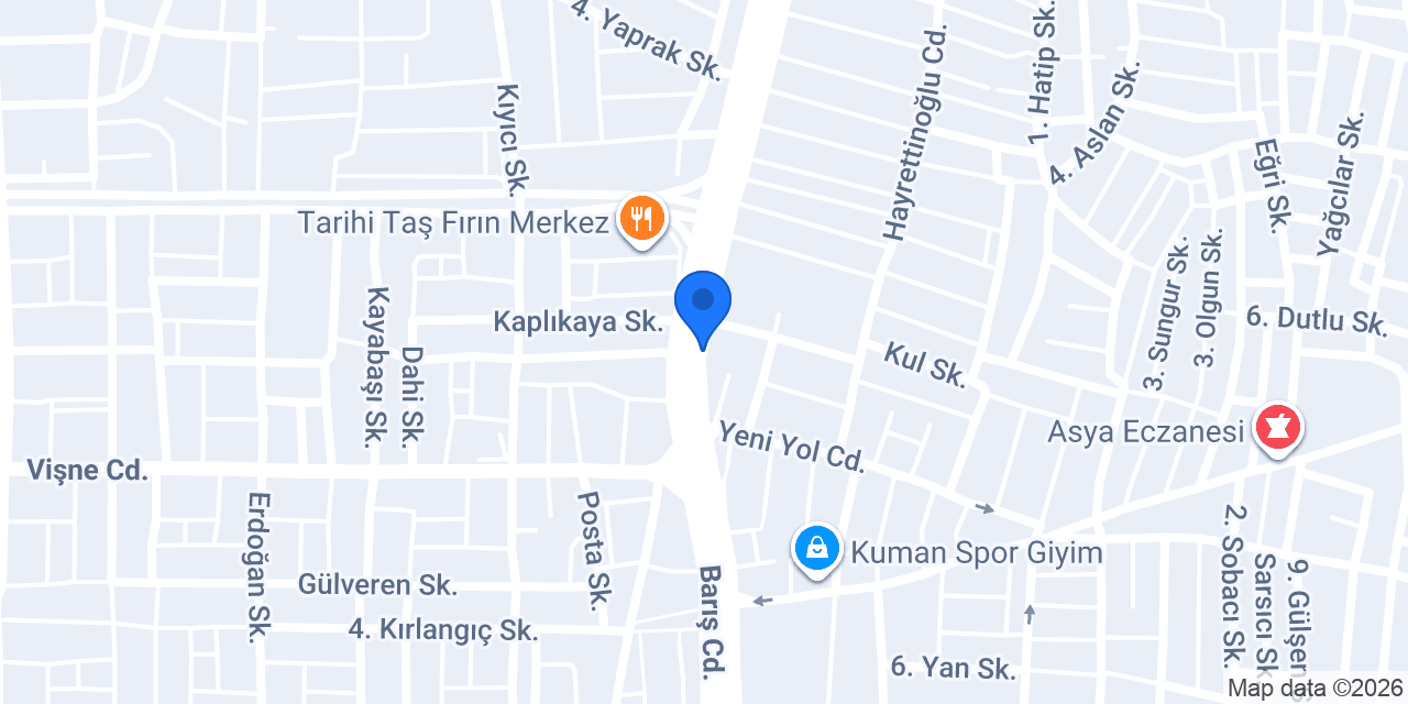 YANKI GARAJ KAPORTA BOYA TAMİR konumu