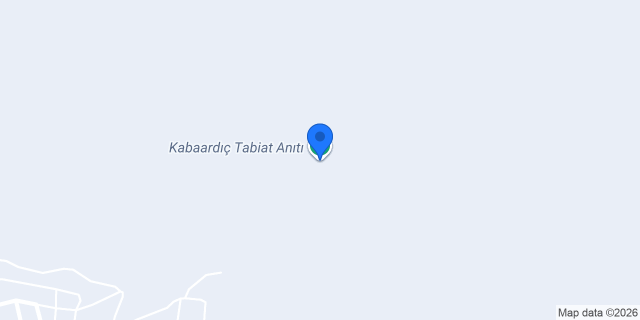 Kabaardıç Tabiat Anıtı konumu
